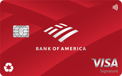 Bank of America customized cash rewards card